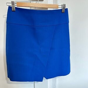 Royal blue j crew mini skirt